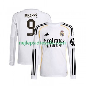 Fotbalový Dres Real Madrid Kylian Mbappé 9 Domácí 2025/26 Dlouhý Rukáv
